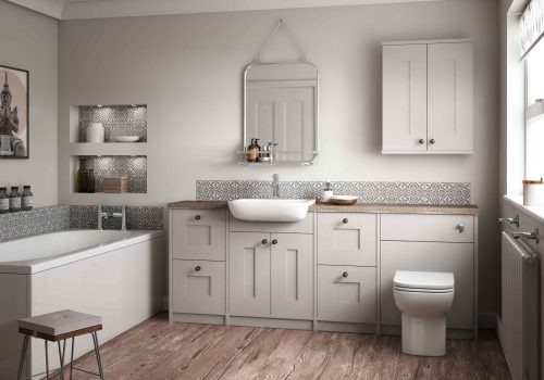 Valencia Platinum Bathroom Installation by MP Tiles